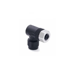 Connecteur femelle M12S, 5 pol., codage B IP67, 2A, non-blindé